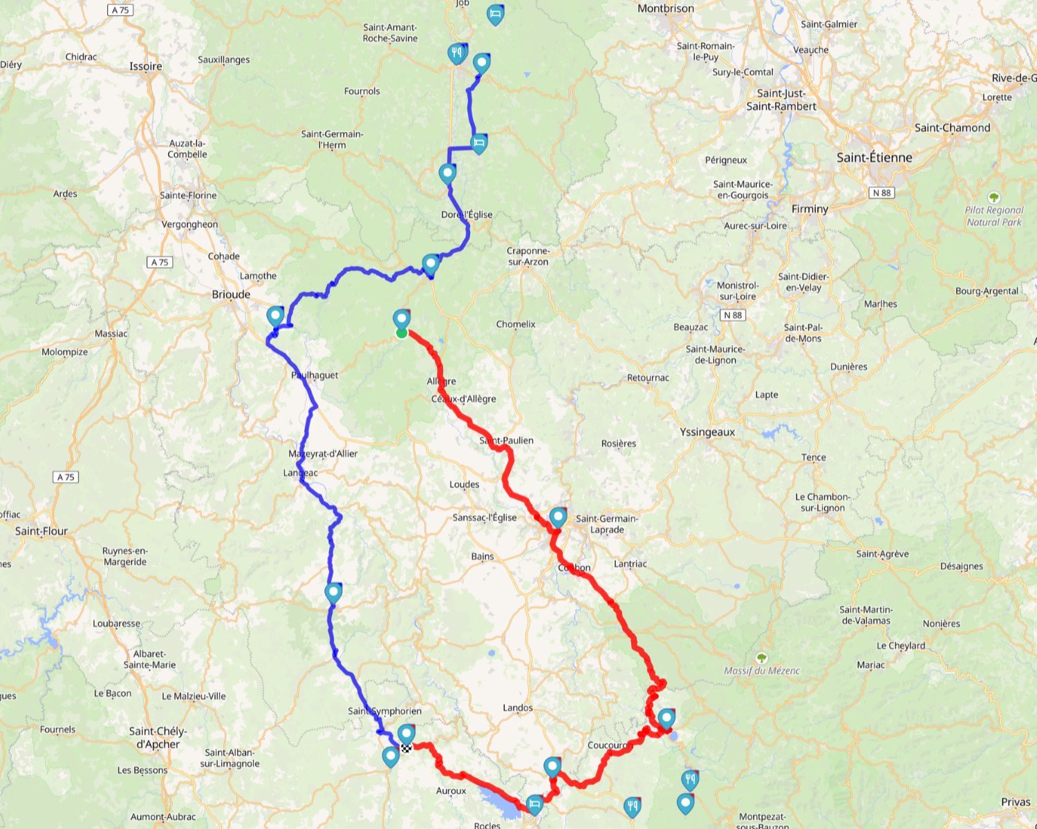 Roadtrip Haute loire mototrip AI